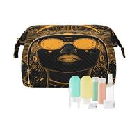 Cosmetic Bag for Women Silhouette Mars Tarot Portable Change Purse for Cosmetic Makeup