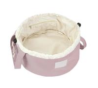 Cosmetic Bag for Women with Lamb - Waterproof Travel Case Makeup Organizer Compact Storage Bag | Portable Beauty Houses for Tricks, Phone, Wipes, Lla, Dark Pink, Consulte la descripción, See