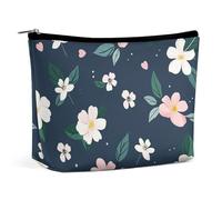 Cosmetic Bag Ladybugs Pattern Infinite Speckled Portable Toiletry Bag Large Capacity Travel Makeup Bag Beauty Makeup Organizer for Full-Sized Shampoo Conditioner Brushes Set Makeup Accessories, Navy