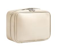 Cosmetic Bag Makeup Bag Large Capacity PU Leather Cosmetic Bags for Women Waterproof Toiletry Bag Portable Cosmetic Organizer for Women for USA, Apricot, Se référer au descriptif, Refer to description