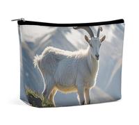 Cosmetic Bag Makeup Bags for Women Portable Makeup Bag Goat on Hillside Makeup Case Travel Toiletry Bag for Travel Accessories
