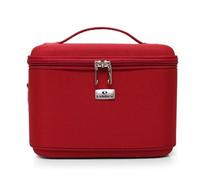 Cosmetic Bag Makeup Organizer Waterproof Makeup Bag Travel Organizer Cosmetic Bag for Women Travel Large Capacity Storage case Suitcases for Daily Travel(Red Medium)