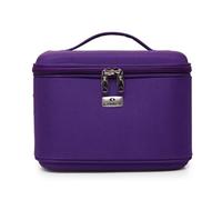 Cosmetic Bag Makeup Organizer Waterproof Makeup Bag Travel Organizer Cosmetic Bag for Women Travel Large Capacity Storage case Suitcases for Daily Travel(Purple Large)