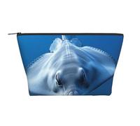 Cosmetic Bag Portable Makeup Bags Sea Animals Stingrays Toiletry Bag Large Capacity Zipper Pouch Waterproof Toiletry Pouch Makeup Organizer Case for Women Men