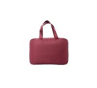 Cosmetic Bag, Travel Cosmetic Bag, PU Material, Wet and Dry Separation, can be Hung, Suitable for Men and Women(Wine red)