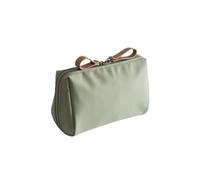Cosmetic Bag Travel Cosmetic Bag Small Mini Portable PU Makeup Bag Women Waterproof Bathroom Washbag Makeup Organizer Toiletry Kit Storage(Green)