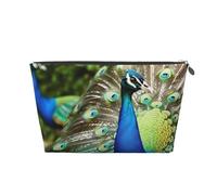 Cosmetic Bag Travel Makeup Bag for Women Large Make Up Beautiful Peacock Organizer Toiletry Bags Zipper Pouch Purse