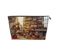 Cosmetic Bag Travel Makeup Bag for Women Large Make Up Chemistry Lab Organizer Toiletry Bags Zipper Pouch Purse