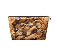 Cosmetic Bag Travel Makeup Bag for Women Large Make Up Chocolate Cookie Organizer Toiletry Bags Zipper Pouch Purse