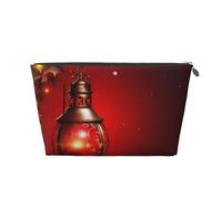 Cosmetic Bag Travel Makeup Bag for Women Large Make Up Christmas Red Lantern Organizer Toiletry Bags Zipper Pouch Purse