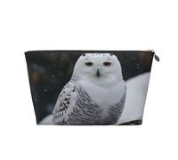 Cosmetic Bag Travel Makeup Bag for Women Large Make Up Snow Owl Organizer Toiletry Bags Zipper Pouch Purse