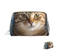 Cosmetic Bag Travel Makeup Bag Waterproof Toiletry Pouch Portable Wide Open Pouch Cat Under Blanket Makeup Organizer Case Large Capacity Zipper Pouch Toiletry Bag for Women