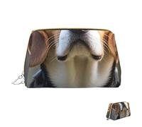 Cosmetic Bag Travel Makeup Bag Waterproof Toiletry Pouch Portable Wide Open Pouch Cute Beagle Dog Makeup Organizer Case Large Capacity Zipper Pouch Toiletry Bag for Women