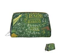 Cosmetic Bag Travel Makeup Bag Waterproof Toiletry Pouch Portable Wide Open Pouch Math question Makeup Organizer Case Large Capacity Zipper Pouch Toiletry Bag for Women