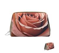 Cosmetic Bag Travel Makeup Bag Waterproof Toiletry Pouch Portable Wide Open Pouch Vintage Rose Makeup Organizer Case Large Capacity Zipper Pouch Toiletry Bag for Women