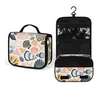 Cosmetic Bag Various Shell Images Printed Wash Bag Large Capacity Travel Bag Suitable for Men And Women Toiletries Storage, style, 22.5x18.5cm, Printing