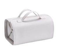 Cosmetic Bag - Waterproof Makeup Pouch, Portable Travel Toiletry Organizer, Compact Brush Holder Case, Interactive Sturdy Storage for Long Trips and Overnight Stays 9.45x5.51x4.72 Inches