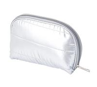 Cosmetic Bags Cosmetic Makeup Skincare Wash Bag Simple Style Cute Design Make Up Organizer Prefect Gift for Mother Girlfriend(Bright Silver,Large)