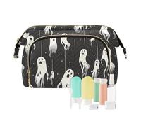 Cosmetic Bags for Women Travel Poltergeist Hanging Ghosts Hallween Waterproof Cosmetic Bags for Purse for Card Cases Money Organizers