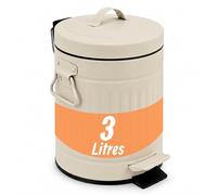 Cosmetic Bin Bathroom Waste Bin Pedal Bin 3 Litre