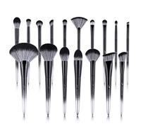 Cosmetic Brush- Black Silver Series Hair Soft Brushes-Beginner And Professional Beauty Tool-Make Up Pen