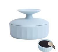 Cosmetic Brush Cleaning Bowl | Wet and Dry Use Brush Cleaner Pad | Cleaning Tool, Makeup Brush Holder for Storage, Dry & Cleaning Brushes
