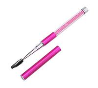 Cosmetic Brush Roll Cosmetic Applicator Makeup Brush Tool Wand Reusable Eyelash Pen Spooler Brush at Home Salon Blow Out (Red, One Size)