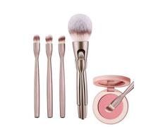 Cosmetic Brushes - Soft Bristles Magnetic Portable Makeup Set | Professional Foundation Eyeshadow Powder Brush, Compact Travel Beauty Tools for Home, Daily, Outdoor, Office Commute & Party