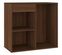 Cosmetic Cabinet Dressing Room Storage Makeup Cupboard Engineered Wood vidaXL