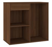 Cosmetic Cabinet Dressing Room Storage Makeup Cupboard Engineered Wood vidaXL