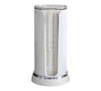 Cosmetic Cotton Holder - Cotton Cotton Holder, Cotton Holder, Bathroom Glasses, Display Stand, Beauty Egg, Cosmetic Cotton Organizer with Two Cylinders, Puff, Ext, white, Se référer au descriptif