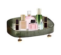 Cosmetic Display Case - Transparent Colour, 28 cm, Anti-Fall Container, Desk Shelf Stand, Storing Bottles, Cans, Brushes, Toiletries, Sorting Items in the Bedroom, Ve