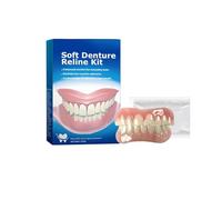 Cosmetic False Teeth Veneer for Smile Enhancement, Temporary Tooth Cover for Gaps and Alignment, Comfortable and Natural-Looking Dental Set