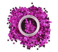 Cosmetic Glitter Stars for use on the face - Purple