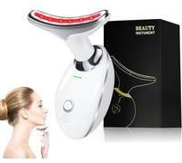 Cosmetic Glow Touch Face Massager, 3-in-1 Red-Light-Therapy Face Sculpting and Lifting Device, Anti-Wrinkle Device with 45±5°C Heat, Sculptor for Skin Tightening & Anti Ageing Device