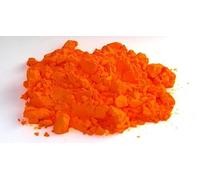 Cosmetic Grade Mica, Fluorescent & Metallic Powders Soap Making Epoxy Resin, Makeup, Nail Art (10g, Fluorescent Orange Yellow)