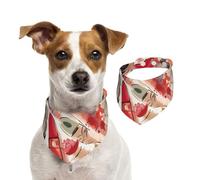 Cosmetic Lipstick Perfume Art Dog Bandanas,Summer Bandanas for Dogs Washable Adjustable Dog Triangle Scarf Bibs Cute Pet Bibs for Medium Large Dogs Puppy and Cats Medium