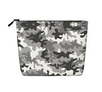 Cosmetic Makeup Bag â€“ Digital Camo Print Fake Hemp Travel Toiletry Organizer, One Pack for Multiple Uses, Daily Storage