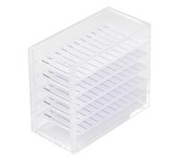 Cosmetic Makeup Storage Box 5 Layers Acrylic False Eyelash Organizers Case Grafting Eyelash Extension Tool Box False Organizer Case