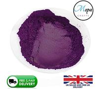 Cosmetic Mica Powder Pigment Soap Nail Art Additive Soy Wax Candle Resin (5g, Purple Iris)
