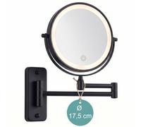 Cosmetic mirror, wall make-up mirror, bathroom mirror, 10x LED light