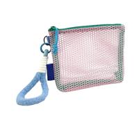 Cosmetic Organizer Bag, Mesh Toiletry Bag, Lightweight Clear Aesthetic Net Pocket for Daily Toiletry Spa Beach Airplane Hospital Bridal Train Cruise Dorm