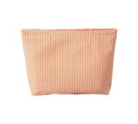 Cosmetic Organizers Bag, Waterproof, Secure, Orangestripes | Secure Zippers Design for Daily Use, Compactly Size for Easy Carrying of Beauty Products and Accessories