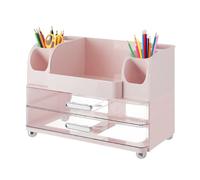 Cosmetic Shelf - Large Cosmetic Organizer, Decorative Makeup Holder, Elegant Desk Compartment | Durable Counter Display Stand for Toiletries, Jewelry Organizer, for, pink, Please refer to the