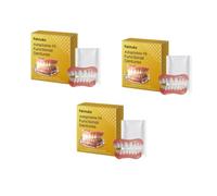 Cosmetic Snap-On Denture Set - Removable Suction-Fit False Teeth, Upper and Lower, Natural Shade for Temporary Smile Enhancement, Suitable for Photos Social Occasions and Special Events
