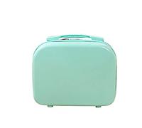 Cosmetic Storage Box 14 Inch Makeup Travel Case Small Travel Case Mini Suitcase Travel Luggage Bag Storage Box Organize Storage Box Makeup Organizer Box(D)