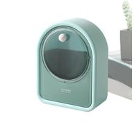 Cosmetic Storage Box, Makeup Cotton Pad Holder - Transparent Dustproof Cosmetic - Space Saving Storage , Portable Cotton Bud Case for Eyebrow Pencils