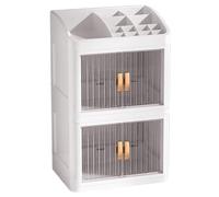Cosmetic Storage Box, of the Make-Up Box, Make Up Box with 3 Layers, The Aesthetic Deliveries Show a Large Capacity for the Office
