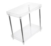 Cosmetic Storage Box Organiser 2 Tier Rectangular Ps Bathroom | Beauty Organisers and Storage, Sturdy Practical Design, Ample Space, Minimalist Stylish Finish