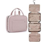 Cosmetic Storage Box Portable Cosmetic Bag Large Capacity Travel Storage Bag Multifunctional Portable Multi-Layer Desktop Cosmetic Bag Makeup Container(A)